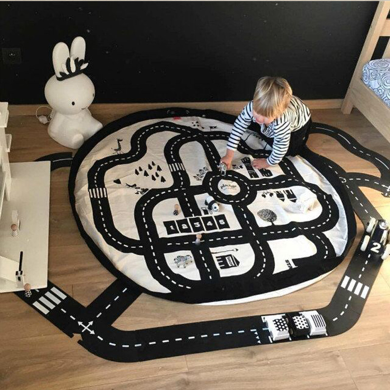 Portable Children’s Toy Play Mat Storage Bag